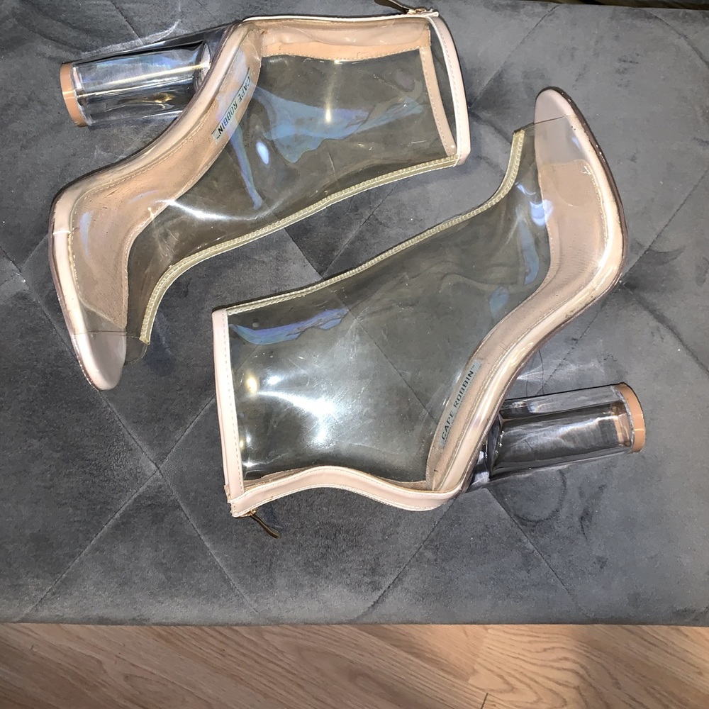 Transparent booties